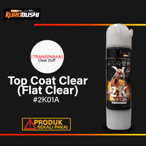 Top Coat Clear (Flat Clear) 2K01A (1 Dus)